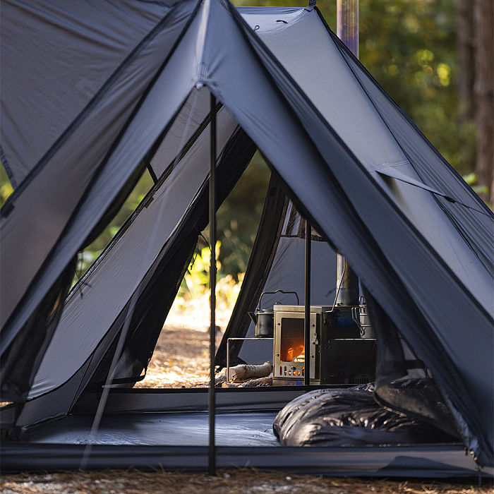 STOVEHUT 20 (Blue Grey)  Bushcraft Hot Tent with Stove | POMOLY New Arrival 2025