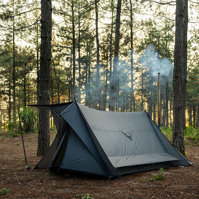 STOVEHUT 20 (Blue Grey)  Bushcraft Hot Tent with Stove | POMOLY New Arrival 2025