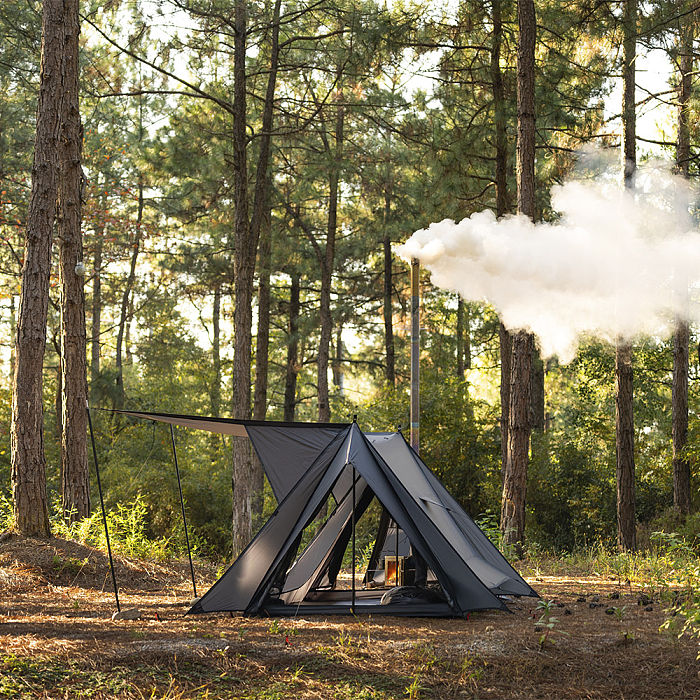 STOVEHUT 20 (Blue Grey)  Bushcraft Hot Tent with Stove | POMOLY New Arrival 2025
