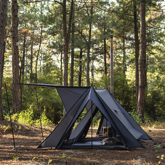 STOVEHUT 20 (Blue Grey)  Bushcraft Hot Tent with Stove | POMOLY New Arrival 2025