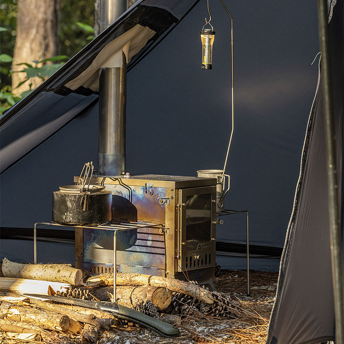 STOVEHUT 20 (Blue Grey)  Bushcraft Hot Tent with Stove | POMOLY New Arrival 2025