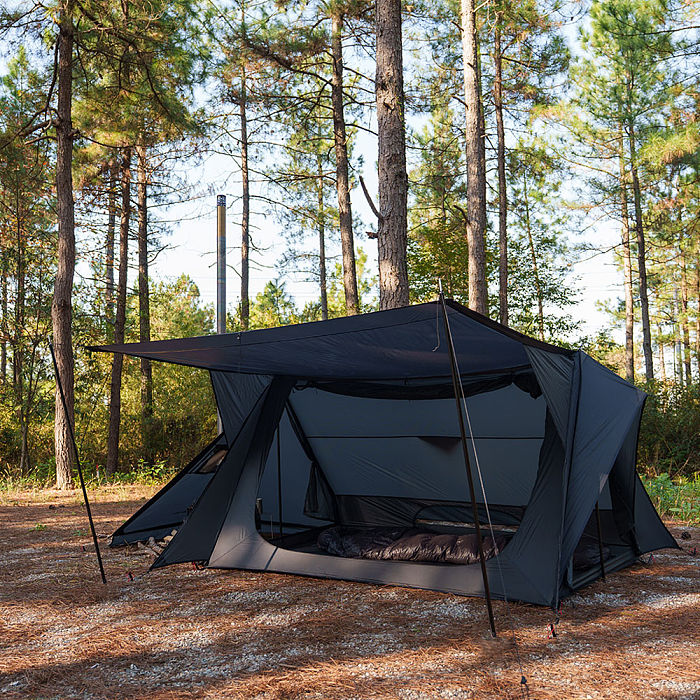 STOVEHUT 20 (Blue Grey)  Bushcraft Hot Tent with Stove | POMOLY New Arrival 2025
