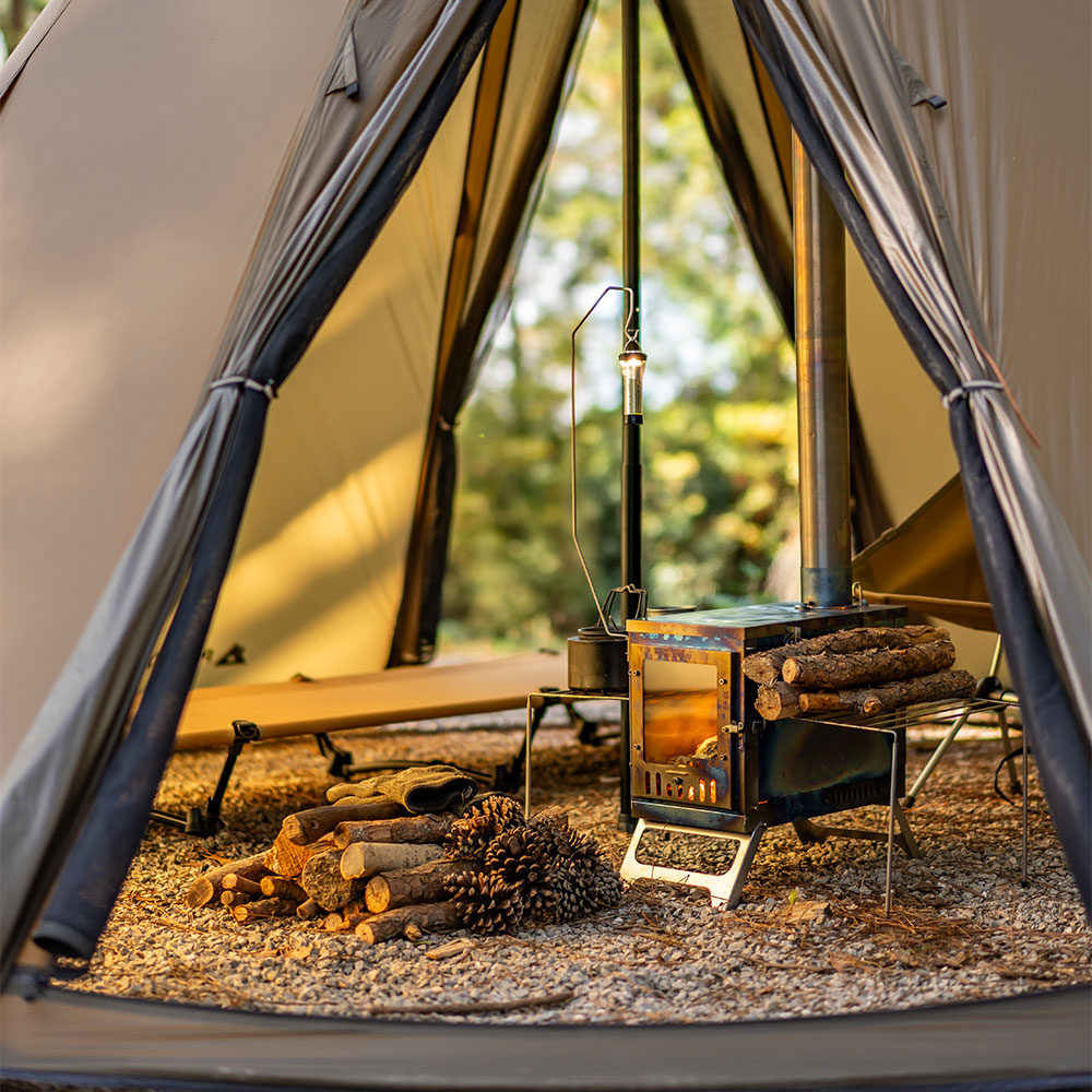 X-Ti Max | Double-Fold Titanium Wood Stove | POMOLY New Arrival 2025