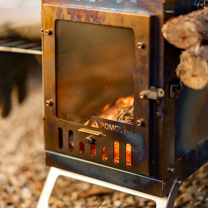X-Ti Max | Double-Fold Titanium Tent Stove | POMOLY New Arrival 2025