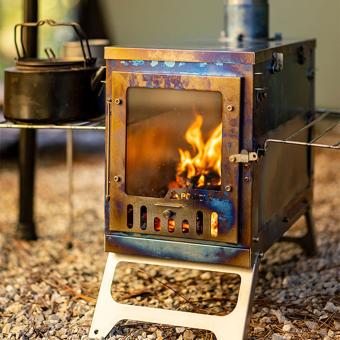 X-Ti Max | Double-Fold Titanium Tent Stove | POMOLY New Arrival 2025