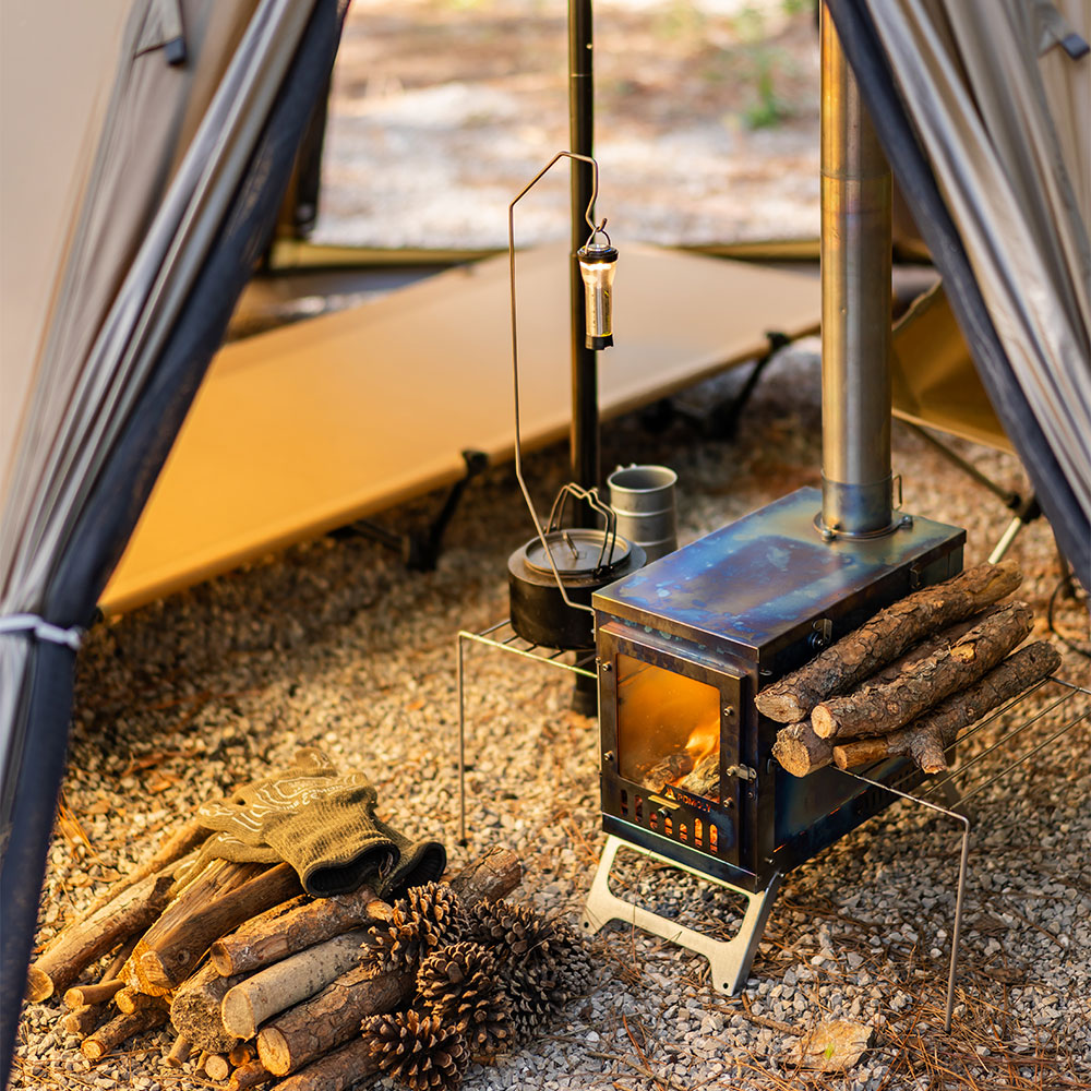 X-Ti Max | Double-Fold Titanium Wood Stove | POMOLY New Arrival 2025