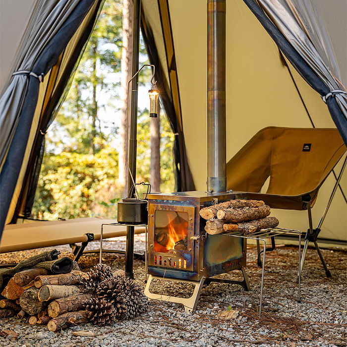 X-Ti Max | Double-Fold Titanium Tent Stove | POMOLY New Arrival 2025