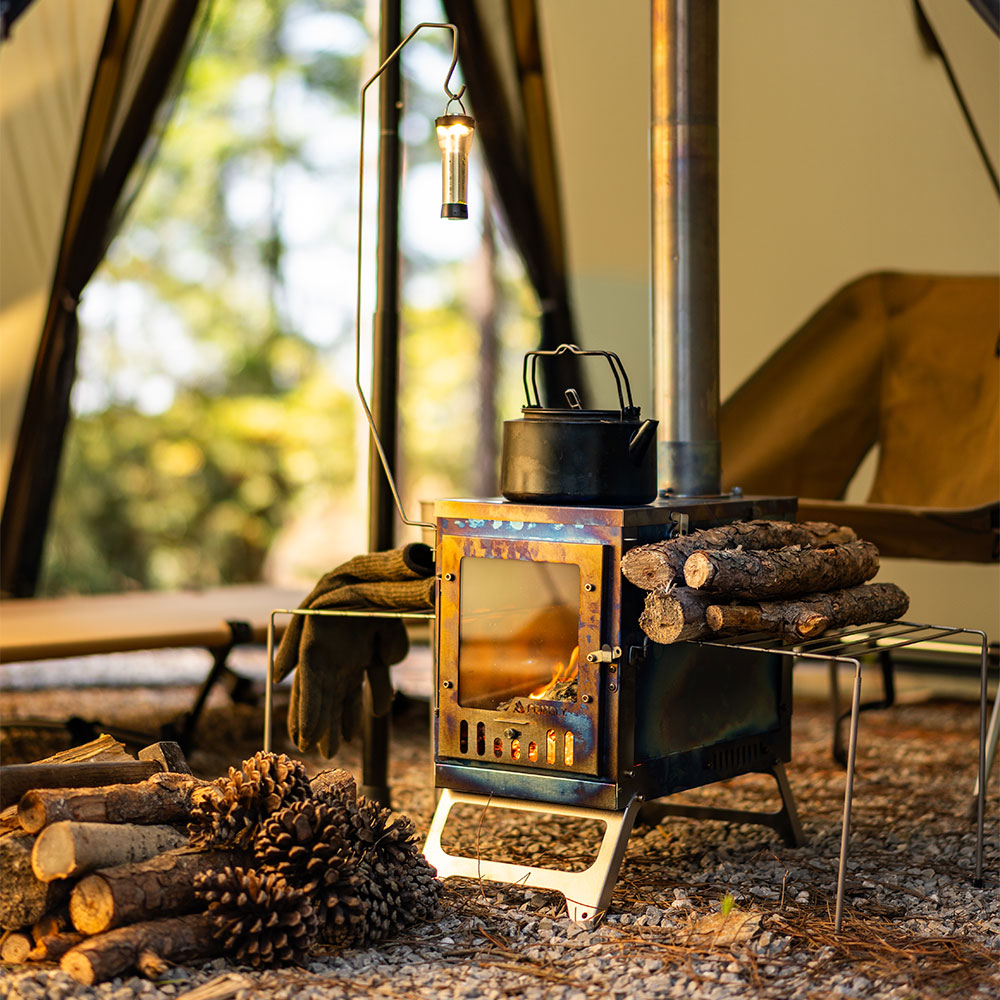 トゥマ X-Ti Max | Double-Fold Titanium Wood Stove | POMOLY New Arrival 2025