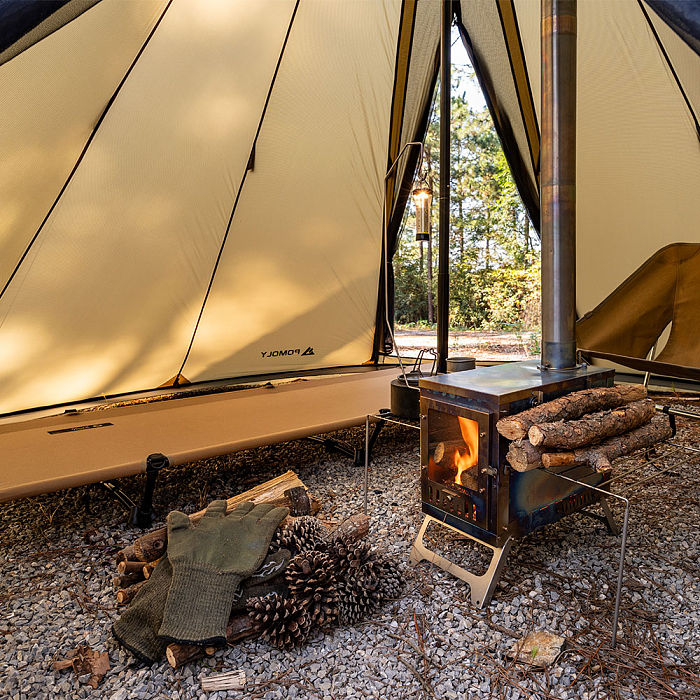 X-Ti Max | Double-Fold Titanium Tent Stove | POMOLY New Arrival 2025