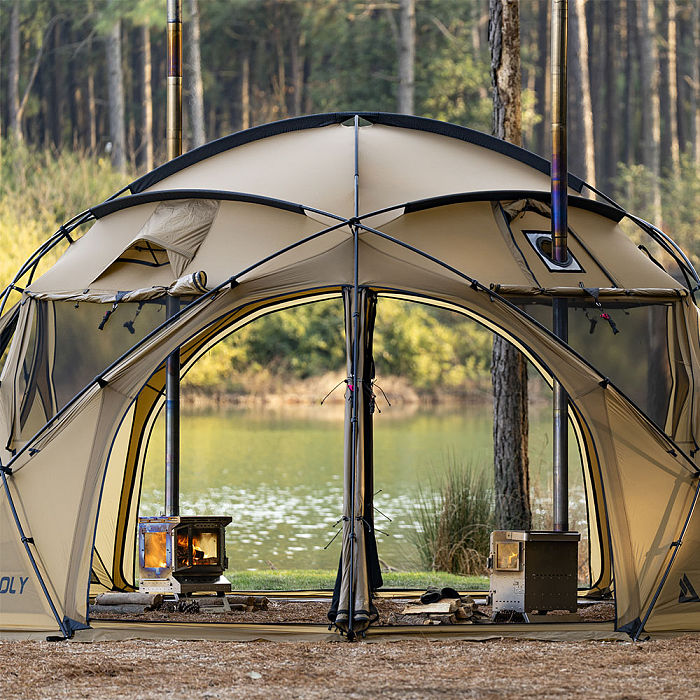Sphere X8 Lite | Freestanding Dome Hot Tent 8P | Large Family Hot Tent | POMOLY New Arrival 2025