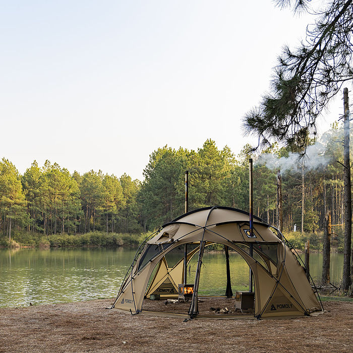 Sphere X8 Lite | Freestanding Dome Hot Tent 8P | Large Family Hot Tent | POMOLY New Arrival 2025