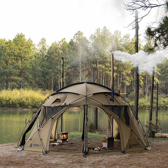 Sphere X8 Lite | Freestanding Dome Hot Tent 8P | Large Family Hot Tent | POMOLY New Arrival 2025