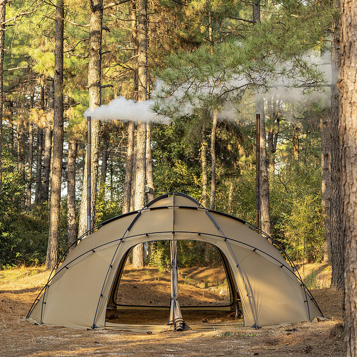 Roost V8 | Large Family Hot Tent 8P | Freestanding Big Dome Tent | POMOLY New Arrival 2025