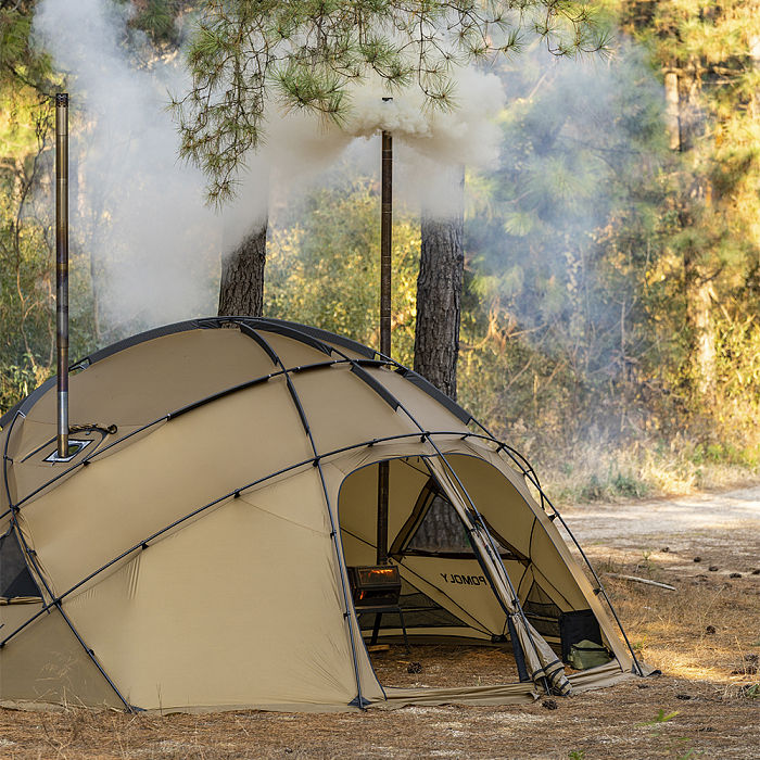 Roost V8 | Large Family Hot Tent 8P | Freestanding Big Dome Tent | POMOLY New Arrival 2025