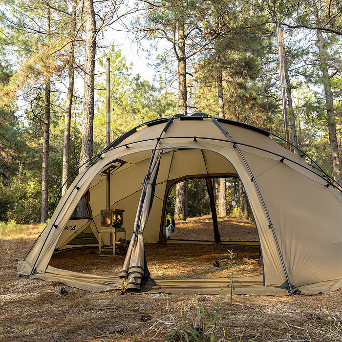 Roost V8 | Large Family Hot Tent 8P | Freestanding Big Dome Tent | POMOLY New Arrival 2025
