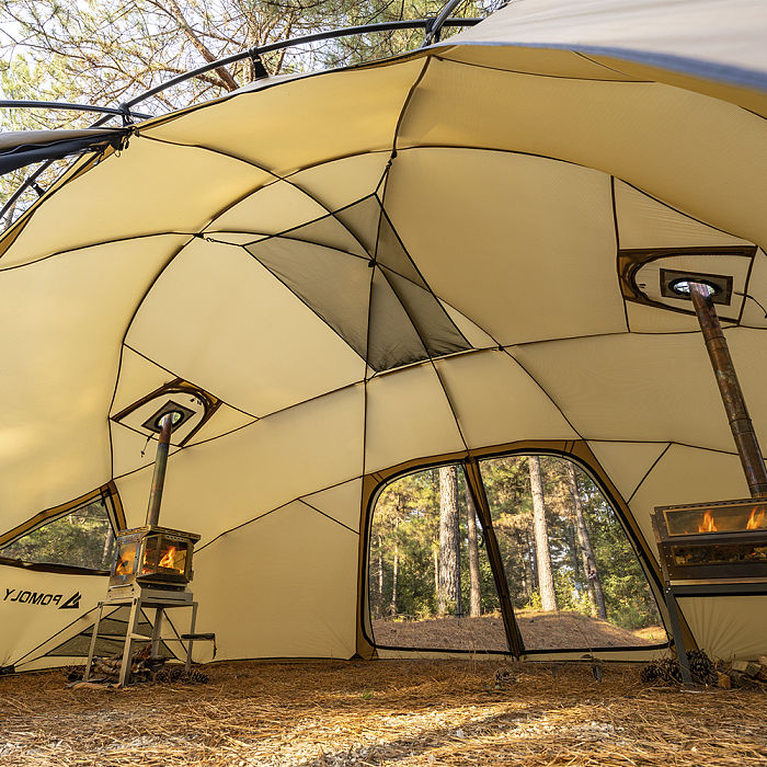 Roost V8 | Large Family Hot Tent 8P | Freestanding Big Dome Tent | POMOLY New Arrival 2025