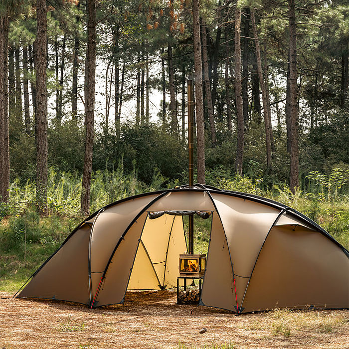 Barracuda 4 | Family Hot Tent 4P | Freestanding Dome Tent | POMOLY New Arrival 2025