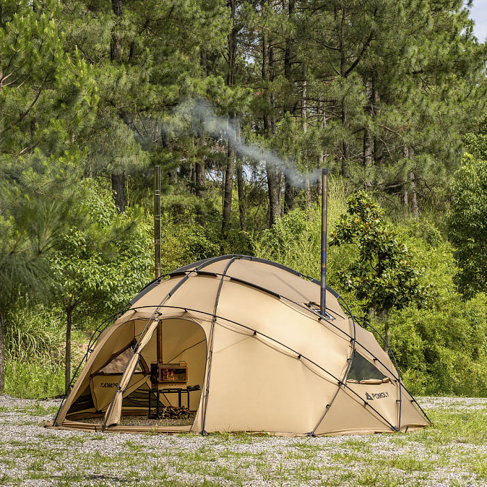 Roost V8 | Large Family Hot Tent 8P | Freestanding Big Dome Tent | POMOLY New Arrival 2025