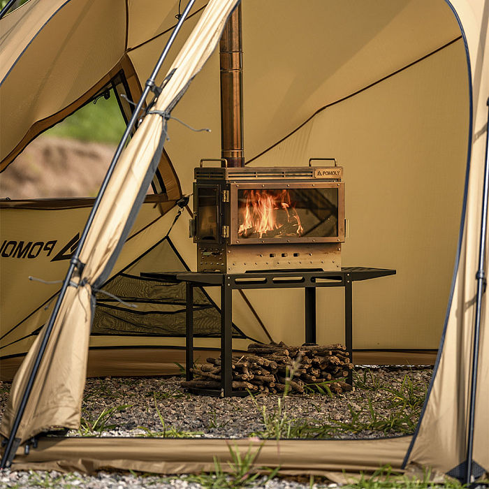 Dweller Ultra 4 | Camping Wood Stove with Base | POMOLY New Arrival 2025