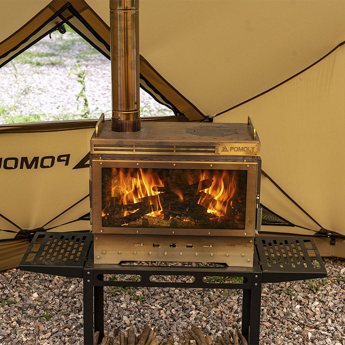 Dweller Ultra 4 | Camping Wood Stove with Base | POMOLY New Arrival 2025