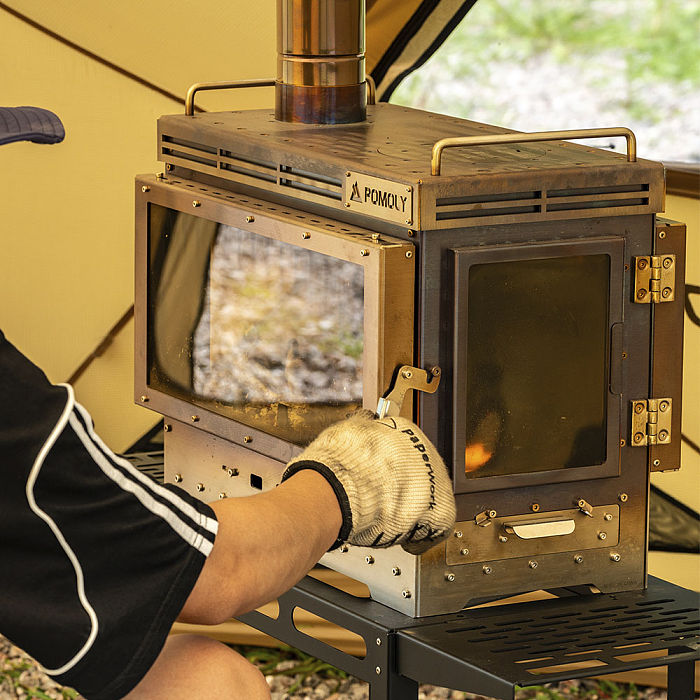 Dweller Ultra 4 | Camping Wood Stove with Base | POMOLY New Arrival 2025