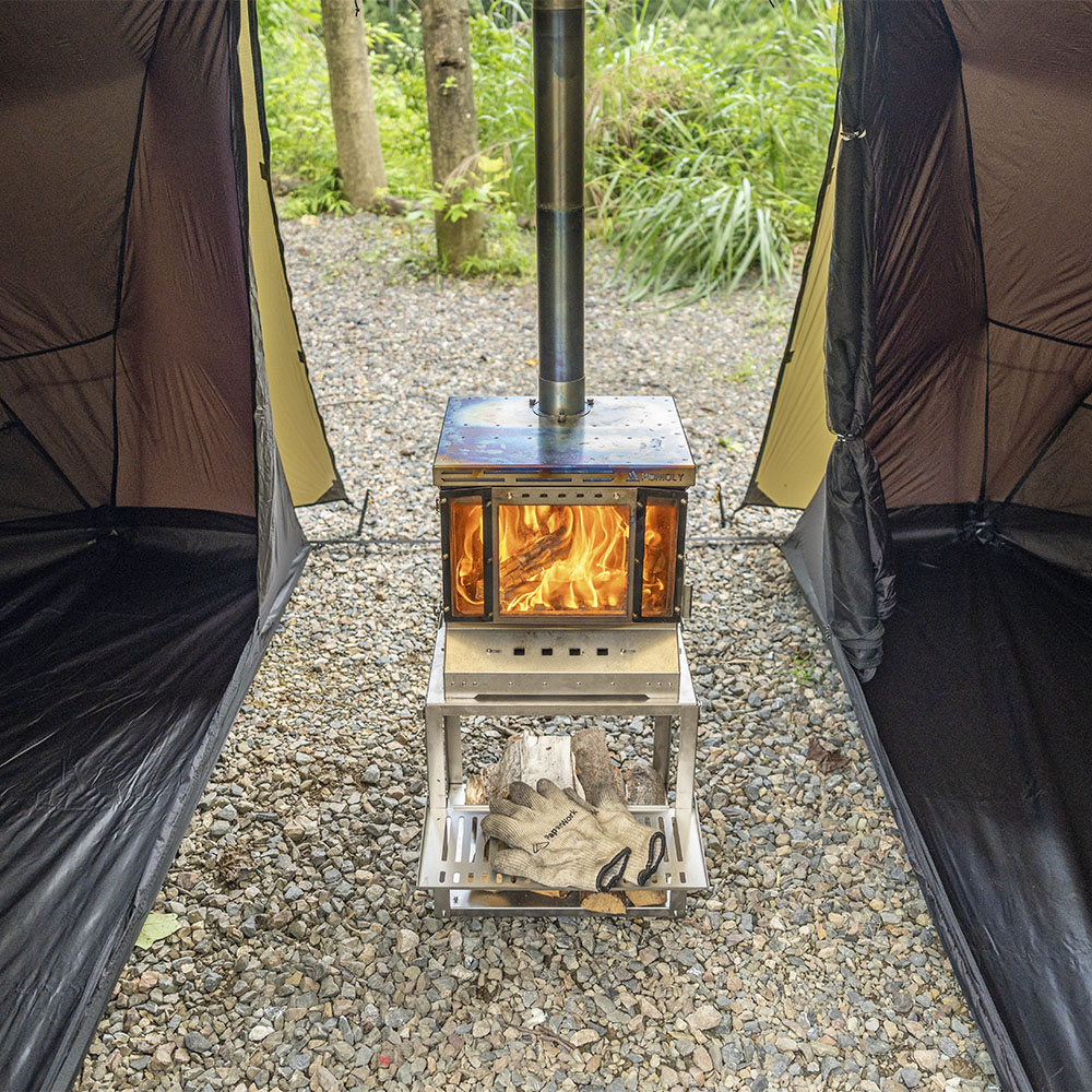 Barracuda 4 | Freestanding Camping Hot Tent 4P | POMOLY New