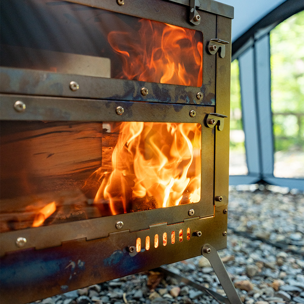 X-Ti Ultra 5 | Double-Fold Titanium Wood Stove | POMOLY New