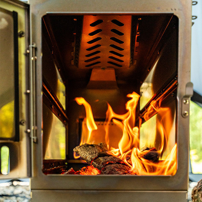 X-Ti Ultra 5 | Double-Fold Titanium Wood Stove | POMOLY New Arrival 2025