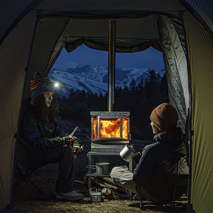 Reactor Ti Wood Stove | Camping Tent Stove | POMOLY New Arrival 2025