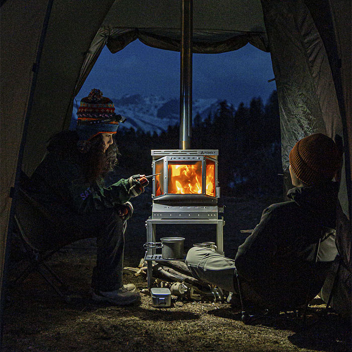 Reactor Ti Wood Stove | Camping Tent Stove | POMOLY New Arrival 2025