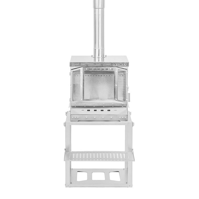 Reactor Ti Mirror Version | Titanium Wood Stove | Camping Tent Stove | POMOLY New Arrival 2025