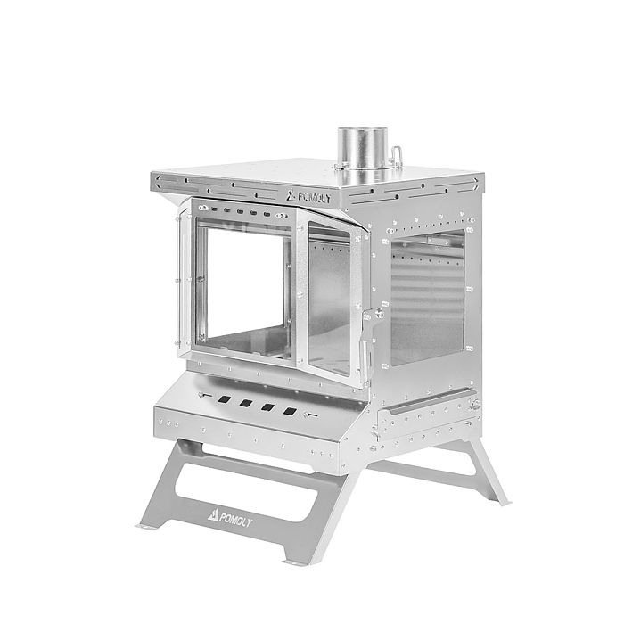 Reactor Ti Mirror Version | Titanium Wood Stove | Camping Tent Stove | POMOLY New Arrival 2025