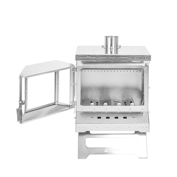 Reactor Ti Mirror Version | Titanium Wood Stove | Camping Tent Stove | POMOLY New Arrival 2025