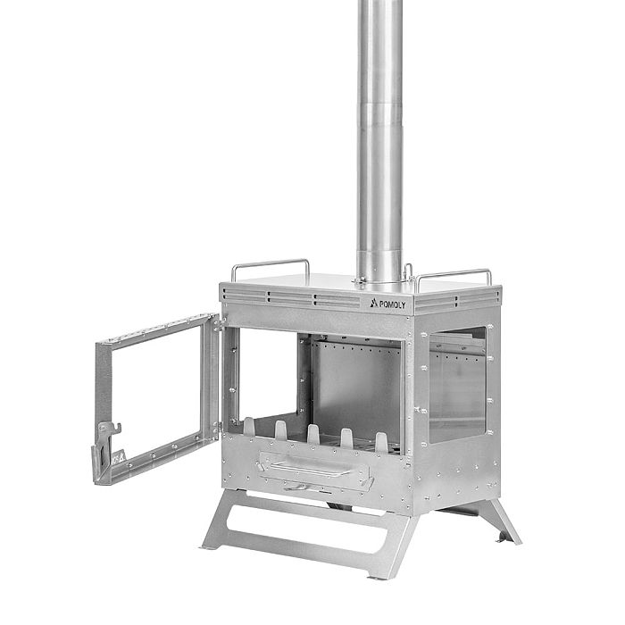 Dweller Ti Ultra 3 | Titanium Camping Wood Stove with Base | POMOLY New Arrival 2026