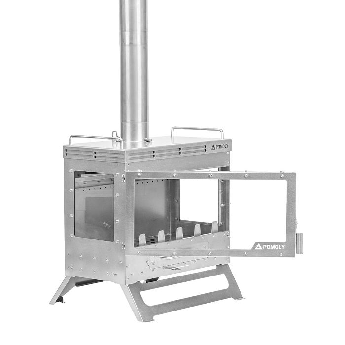 Dweller Ti Ultra 3 | Titanium Camping Wood Stove with Base | POMOLY New Arrival 2026