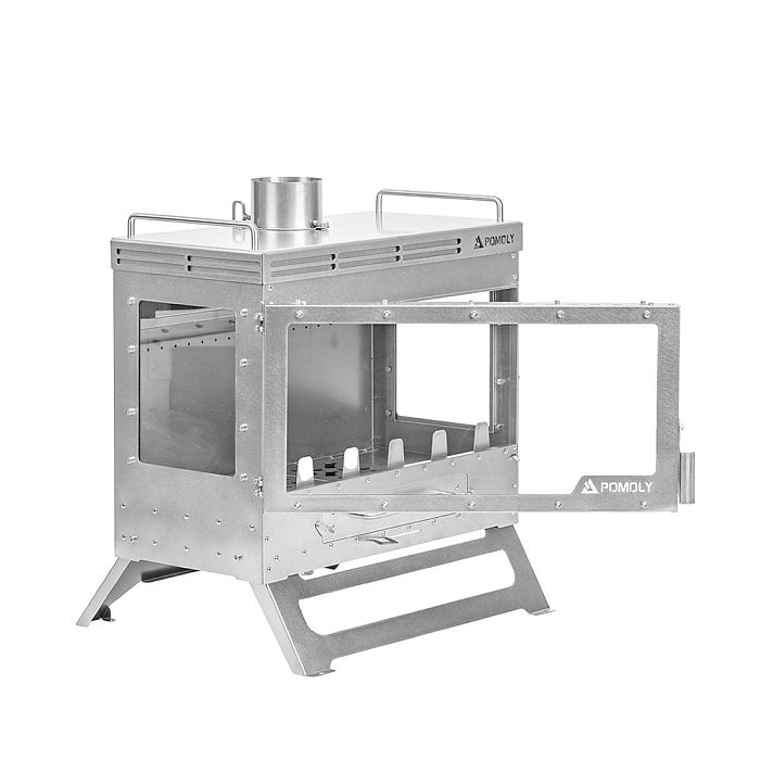 Dweller Ti Ultra 3 | Titanium Camping Wood Stove with Base | POMOLY New Arrival 2026