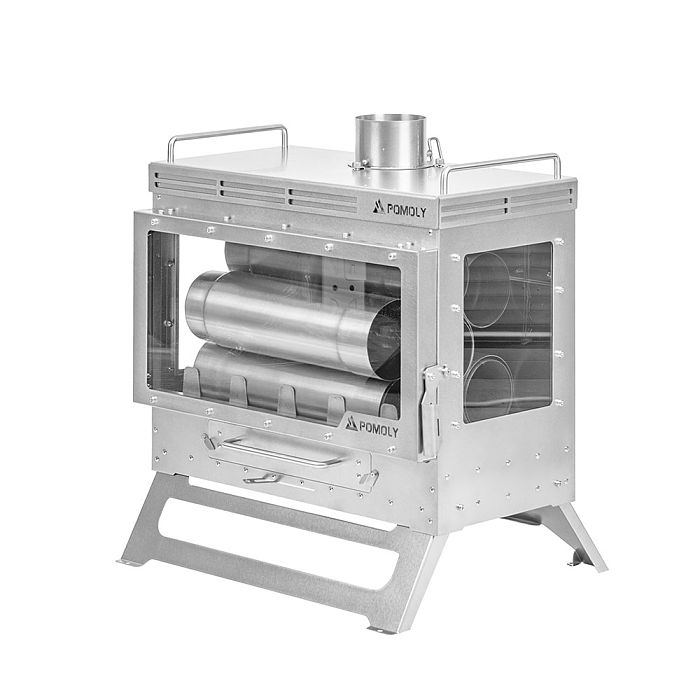 Dweller Ti Ultra 3 | Titanium Camping Wood Stove with Base | POMOLY New Arrival 2026