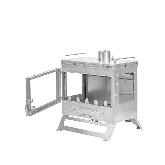 Dweller Ti Ultra 3 | Titanium Camping Wood Stove with Base | POMOLY New Arrival 2026