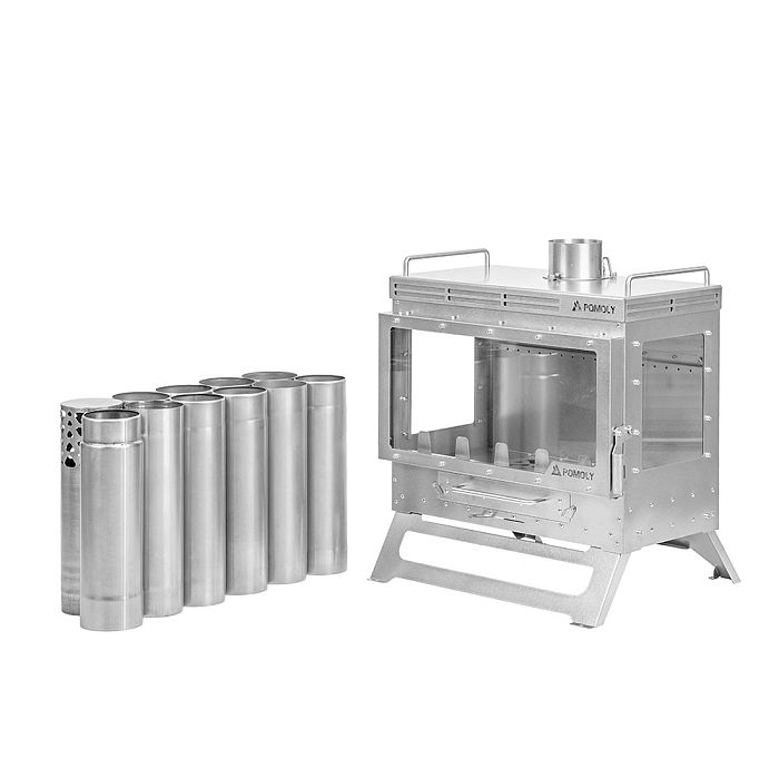 Dweller Ti Ultra 3 | Titanium Camping Wood Stove with Base | POMOLY New Arrival 2026