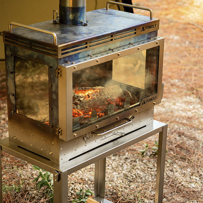 Dweller Ti Ultra 3 | Titanium Camping Wood Stove with Base | POMOLY New Arrival 2026