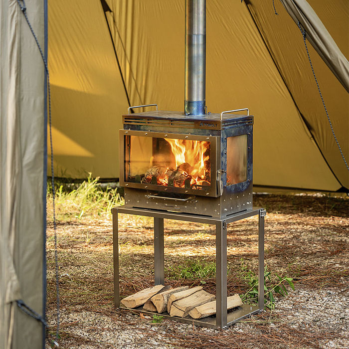 Dweller Ti Ultra 3 | Titanium Camping Wood Stove with Base | POMOLY New Arrival 2026