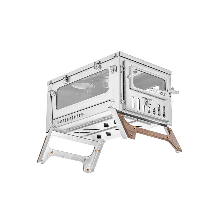 T1 Mini 3 | 3.0 Version Fastfold Titanium Wood Stove for Solo Camping | POMOLY New Arrival 2026