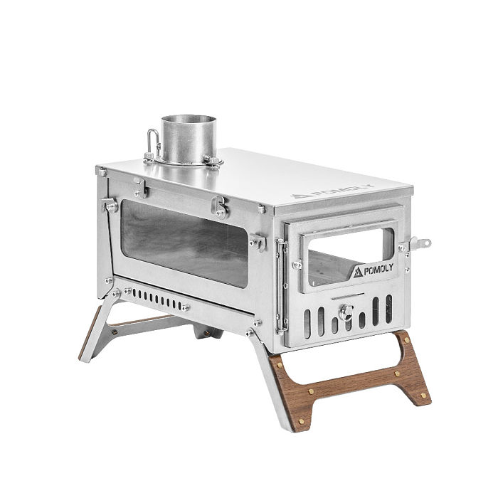 T1 Mini 3 | 3.0 Version Fastfold Titanium Wood Stove for Solo Camping | POMOLY New Arrival 2026