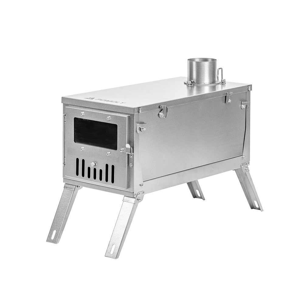 GT Ultra Portable Titanium Tent Stove for 3-6 Person | Ultralight