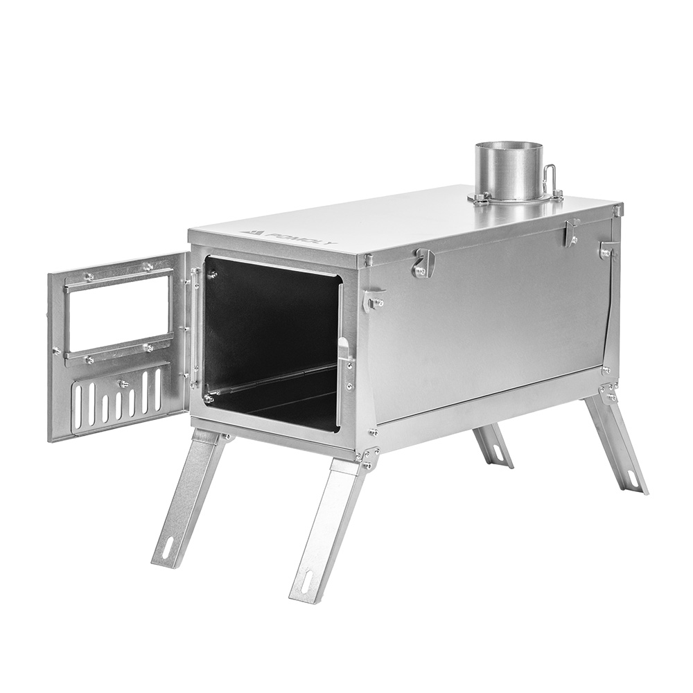 GT Ultra Portable Titanium Tent Stove for 3-6 Person | Ultralight