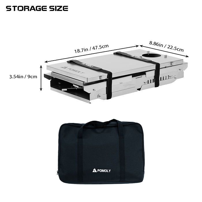 T1 Ultra 3 | Fastfold Titanium Wood Stove | POMOLY New Arrival 2026