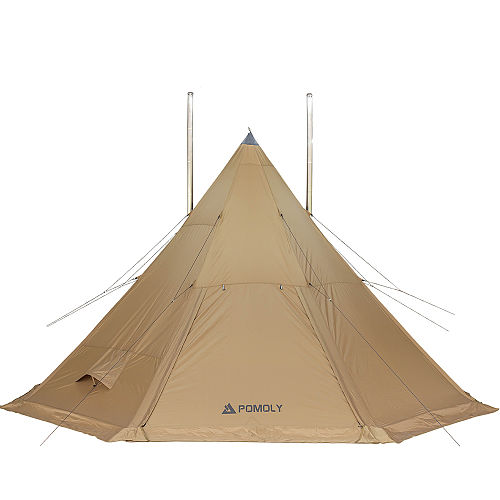 【Winter Deals】Bromance 70 Tipi Wood Stove Tent for 4-6 Person (3 Stove Jacks) | POMOLY New Arrival