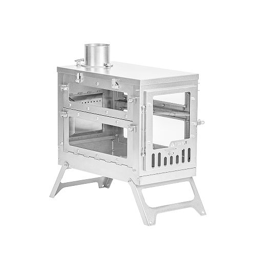 【Christmas Offers】X-Ti Max 5 | Double-Fold Titanium Wood Stove | POMOLY New Arrival 2025