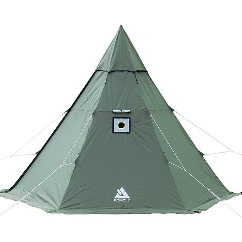 【Christmas Offers】POMOLY HEX Hot Tent - Classic Edition| 2 Person Tipi Tent with Stove Jack Camping