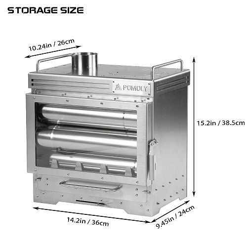 【Christmas Offers】Dweller Max 2.0 | Camping Wood Stove | POMOLY New Arrival 2024